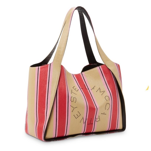 Stella McCartney Logo Striped Tote - Picture 7 of 13